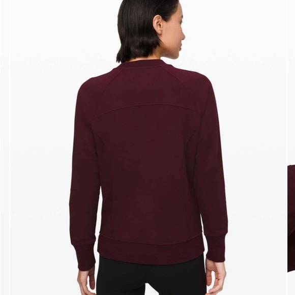 Lululemon Scuba Crew in Garnet - Picture 4 of 4
